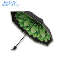 Green Daisy Top Selling 2017 Personaliza Sun Europe y los Estados Unidos Inverted Umbrella y Reverse Upside Down Umbrella